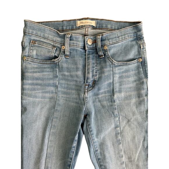 Madewell 9” High-Rise Cropped Skinny Jean with Center Detail - Picture 2 of 10